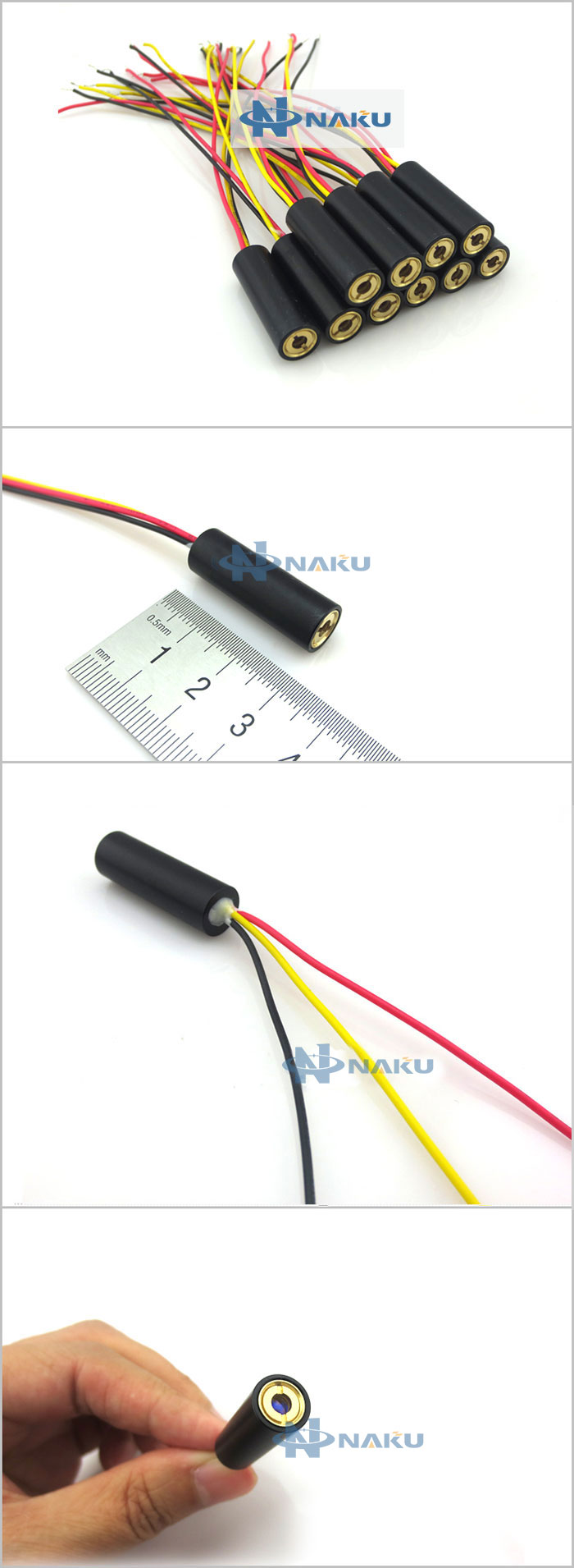 980nm 5mw-500mw Infrared Laser Module Dot Focus adjustable Φ10mmx30mm